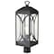 Nuvo Oaklyn - 1 Light Post Top - Matte Black with Clear Glass 60/8124 - alternate 2